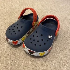 Mickey Mouse light up crocs